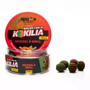 BOILIES KOKILIA PENTRU CARLIG MUSSEL & KRILL 20mm 200g