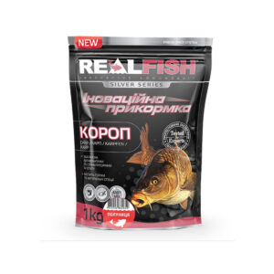 Momeală Realfish Silver Series - Crap Căpșuni 1kg