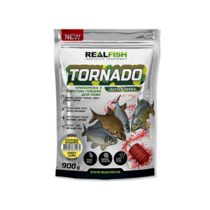 Momeală TM „REALFISH” TORNADO - Nucă tigru-porumb 0,9 kg
