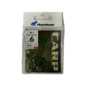 Cârlige Hayabusa CARP M-1 Black Nickel - mărime 6