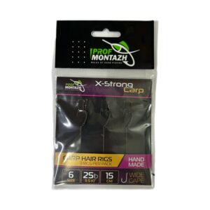Montură Profi Montazh X-Strong Carp Hair Rig mărime 6 / 25lb / 15cm