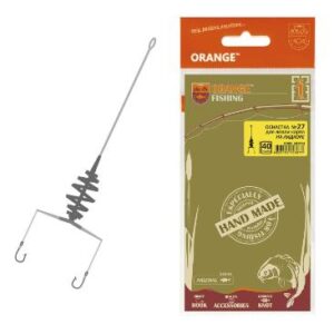 Montură Crap pe Leadcore 2 cârlige №6 50g