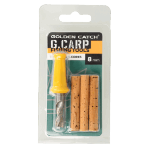 Burghiu cu bețe din plută GC G.Carp Bait Drill & Corks 8mm